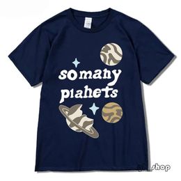 Men's T-Shirts Broken Planet Market So Many Planets T-Shirt Streetwear Harajuku T-Shirt Plus Size Summer Short Sleeve T-Shirt Loose Cotton Tops 6750
