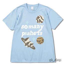 Men's T-Shirts Broken Planet Market So Many Planets T-Shirt Streetwear Harajuku T-Shirt Plus Size Summer Short Sleeve T-Shirt Loose Cotton Tops 9393