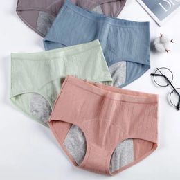 Women's Panties Women Leak-proof Period Soft Breathable Menstrual Knicker Mid-waist Cotton Underpants Antibacterial Physiological Briefs