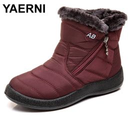 Boots YAERNIWomen Boots 2019 New Waterproof Snow Boots For Winter Shoes Women Casual Lightweight Ankle Botas Mujer Warm Winter Boots