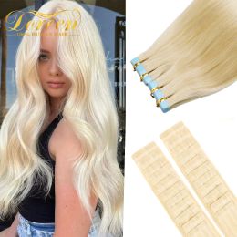 Extensions Doreen Machine Made Remy Tape In Human Hair Extensions 16 to 22 Inch 20 Pcs 50g/Pack Silky Straight PU Seamless Skin Weft