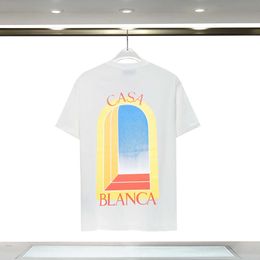 Casablanc T Shirt Men Designer T Shirts Spring Summer New Style Starry Castle Short Sleeve Casa Men T-shirts Tennis Club US Size S-XXL 486