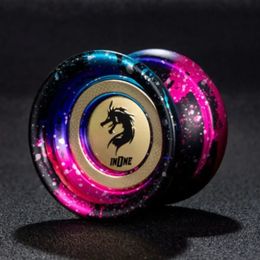 Magic Yoyo Toy Metal Professional with 10 Ball Bearing Alloy Aluminum High Speed Unresponsive Yo for Kids 240311