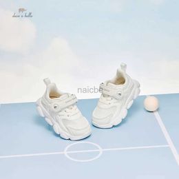 Sneakers Dave Bella Childrens Preschool Shoes Boys and Girls Breathable Mesh Casual Sports Shoes White Sports Shoes 240322