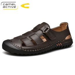 Sandals Camel Active 2019 New Fashion Men Casual Sandals Elastic Lightweight Beach Men's Sandals Men Shoes Decompression Footbed Flats