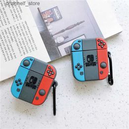 Earphone Accessories 3D cartoon AirPods 1 2 3 cute Nintendo Switch Gamepad shaped headphone case AirPods Pro Pro2 silicone caseY240322