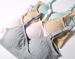 3pcsset Maternity Bra Nursing Bra Pregnant Women Wire Breastfeeding Underwear Cover M L blb85752392869