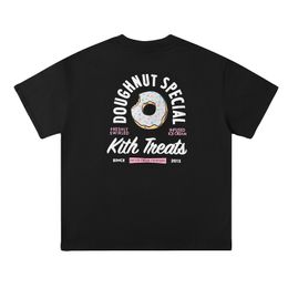 Kith T Shirts Mens Designer Kith T Shirt Doughnut Butterfly Letter Printed Fashion T-shirts Graphic Tee Men Women Unisex Streetwear Casual 138