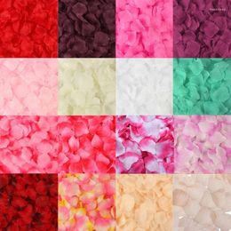 Decorative Flowers Pcs Artificial Rose Petals Wedding Petalas Colourful Silk Flower Accessories