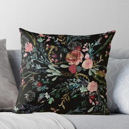 Pillow Midnight Floral Throw Bed Pillowcases Decorative Sofa Room Decorating Items Covers For Living