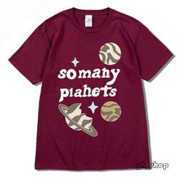 Men's T-Shirts Broken Planet Market So Many Planets T-Shirt Streetwear Harajuku T-Shirt Plus Size Summer Short Sleeve T-Shirt Loose Cotton Tops 5432