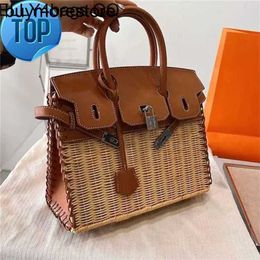 Picnic Handbag Bamboo Handswen 10a Handbag 3PHMLeisure diagonal Women Bag 6CBV