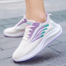 Casual Shoes Women Sneakers Autumn Fashion Mesh Breathable Running Lightweight Lace Up Wear Resistant Sports