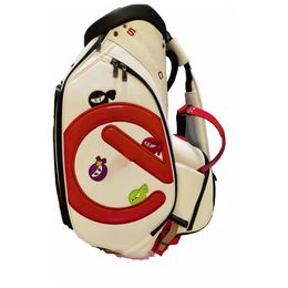 New Golf Bag Standard Club Bag PU Frosted Waterproof Ring T Bucket Bag Men's and Women's Golf Bag