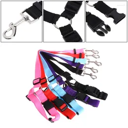 Dog Apparel Pet Adjustable Travelling Seatbelt Car Safety Harnesses Multifunctional Doggy Restraint Strap