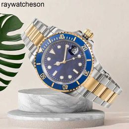 Rolaxs Watch Swiss Watches Automatic Wristwatch Wrist Watchs Black Movement Menwatch Ceramic Luxury 40mm Stainless Steel Folding Buckle Sapphire Supe
