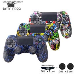 Game Controllers Joysticks DATA FROG Soft Silicone Gel Rubber Case Cover For Pro Controller Thumb Grips Joystick Cap for Slim accessoriesY240322