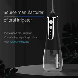 Other Appliances Portable oral irrigator sink dental spray tool picking and cleaning teeth 300ML 5-nozzle oral cleaning machine H240322THIC