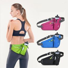 Waist Bags Sports Water Bottle Running Waistpack Outdoor Men's And Women's Fashion Solid Color Mountaineering Fitness