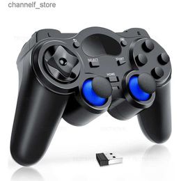 Game Controllers Joysticks 1/2 pcs 2.4G Wireless Controller Gamepad PC Joystick Control for Android Phone Smart TV Box for P3 AccessoriesY240322