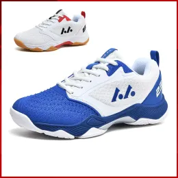 Badminton Original LEFUS Blue White Badminton Shoes Ground Flight Breathable Female Outdoor Sports Training Women Athletics Sports Shoes