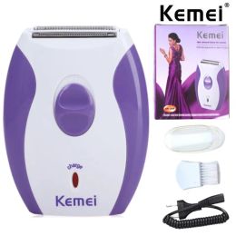 Clippers Kemei Women Epilator Electric Shaver Face Body Legs Body Hair Removal Trimmer Female Bikini Shaving Machine EU Plug KM280R