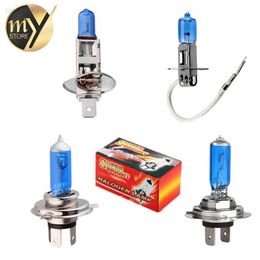 Other Car Lights Super bright H1 H3 H4 H7 24V 100W white fog lamp halogen bulb high-power headlight car light source parking lotL204