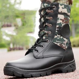 Fitness Shoes Outdoor Militar Tactical Waterproof Breathable Damping Work Boot Men Women Hiking Camping Trekking Fishing Travel Training