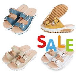 casual women's sandals for home outdoor wear casual shoes GAI Colourful apricot new style large size fashion trend women easy matching waterproof bigsize Leisure