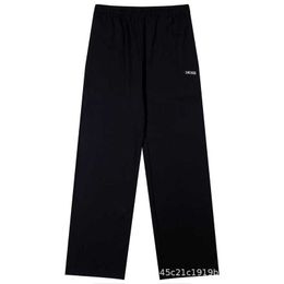 Designer La versione corretta dei pantaloni sanitari stile coppia 24SS alla moda della famiglia B, versatili, casual e larghi TT8K