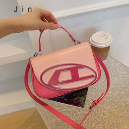 Shoulder Bag High Quality Exclusive Control Goods Dise Dingdang Bag Spring New Dign Cool Trend Saddle One Shoulder Crossbody Handbag Bag