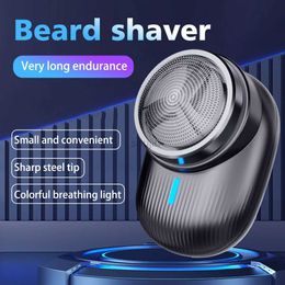 Electric Shavers Mens Electric Razor Mini USB Charging Low Noise Electric Razor Cordless Portable Razor Trimmer 240322