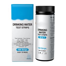 Testing Drinking Water Test Kit 16 In 1 Water Quality Test Kit 100Strips At Home Water Testing Kit For Tap Well Water Pool Aquarium