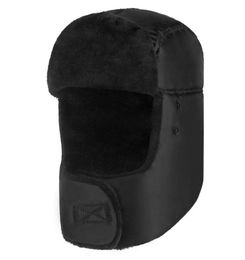 Cycling Caps Masks Men Women Warm Hat Winter Ear Flap Chin Strap Neck Warmer Windproof Trapper9664953