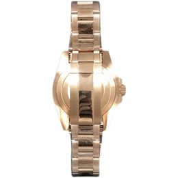 PVD Rose Gold SUB Precision Steel Case+40mm Sapphire Glass Suitable for NH35/NH36 Movement