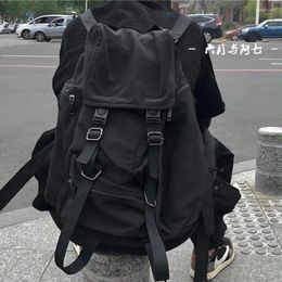 Backpack Ins Function Dark Holographic Large Capacity Schoolbag Travel Bag Pack School Bags For Teenage Girls Bookbag