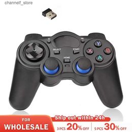 Game Controllers Joysticks 2.4G Gamepad Wireless Joystick with OTG Converter for P3 Android Phone Tablet PC Smart TV BoxY240322
