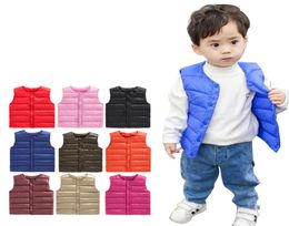 Baby Autumn Winter boy Children Outerwear Coats for Girls vest Infant Cotton Down Sleeveless Kids Warm Jacket8739114