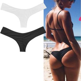 S-XL Sexy Women Bikini Brazilian Cheeky Bottom Thong V Swimwear Swimsuit Panties Briefs Women's swimsuit