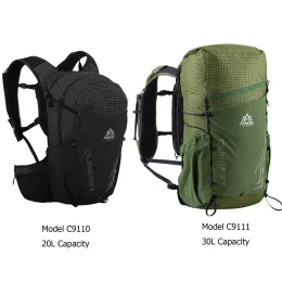 Bags AONIJIE C9110 C9111 20L 30L Sports Running OffRoad Backpack Daypack Travel Bag for Trekking Climbing Camping 2L water bag 600ML