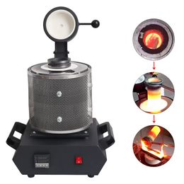 1kg/2kg/3kg Small Gold Silver Copper Induction Smelting Furnace Kit Electric Gold Melting Furnace For Melting Gold