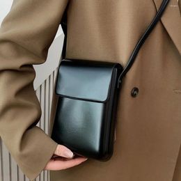 Bag Luxury PU Leather Women's Handbags Fashion Shoulder Bags Flap Small Crossbody Vintage Solid Sling Purses Girls Phone Wallet