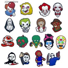 Fridge Magnets 1 PVC horror style magnetic sticker horror movie character Disc refrigerant label message board magnetic reminder gift Y240322