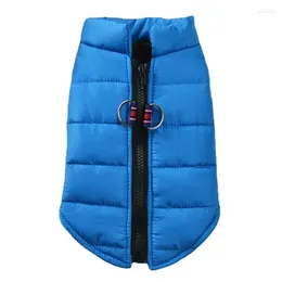 Dog Apparel Insulated Coat Warm Pet Thickened Vest Lined With Fleece Water Resistant Comfortable Snow Jacket Windproof Puppy