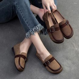 Women Loafers 18 Casual Shoes Leather Low Heels Soft 67455