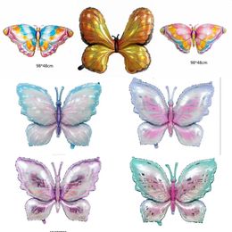 Party Decorations Foild Balloon Set Butterfly Aluminium Balloons Wedding Birthday Baby Shower Helium Balloon Kids Gifts