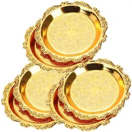 Dinnerware Sets 6 Pcs Dried Fruit Plate Chips Serving Trays And Dip Dish Display Shelf Dry Jewelry Snack Platter Veggie