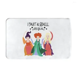 Carpets Sanderson Sisters Doormat Rug Carpet Mat Footpad Bath Non-slip Entrance Kitchen Bedroom Absorbent Dust Removal Cartoon