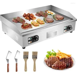 Cookware Sets VBENLEM 29" Commercial Electric Griddle 110V 3000W Non-Stick Flat Top Grill Adjustable Temperature Control 122°F-572°F (NO
