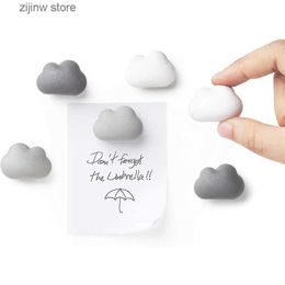 Fridge Magnets 6piece set of cute cloud freezer magnets refrigerators magnetic photo information stickers note stickers office and home kitchen decoration gifts Y